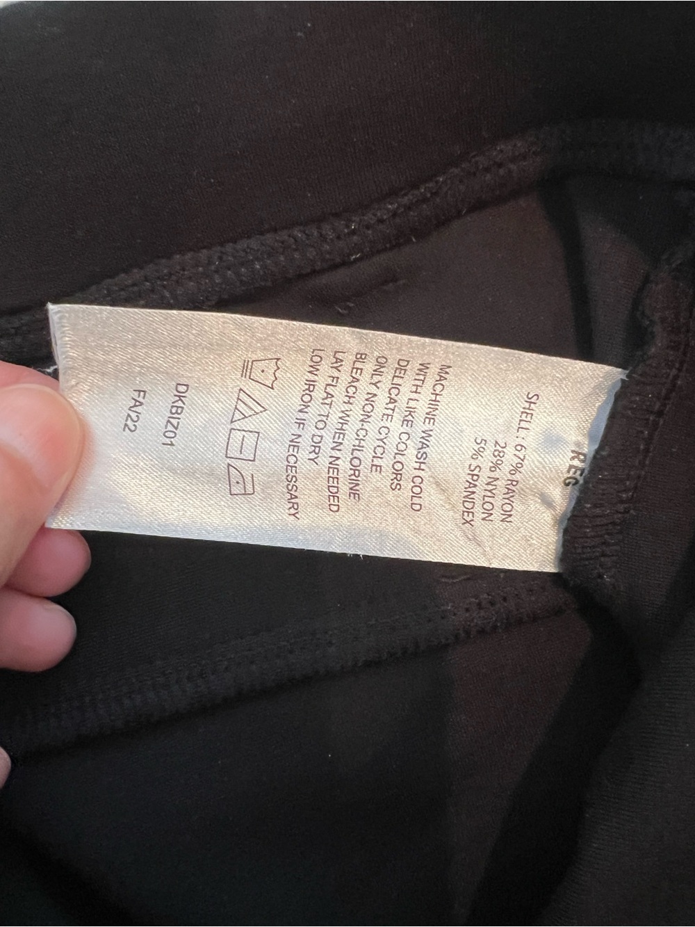NWOT Qunice Black Wide Leg Trousers | Size M | Stretch Material - Belt Loops - Picture 9 of 11